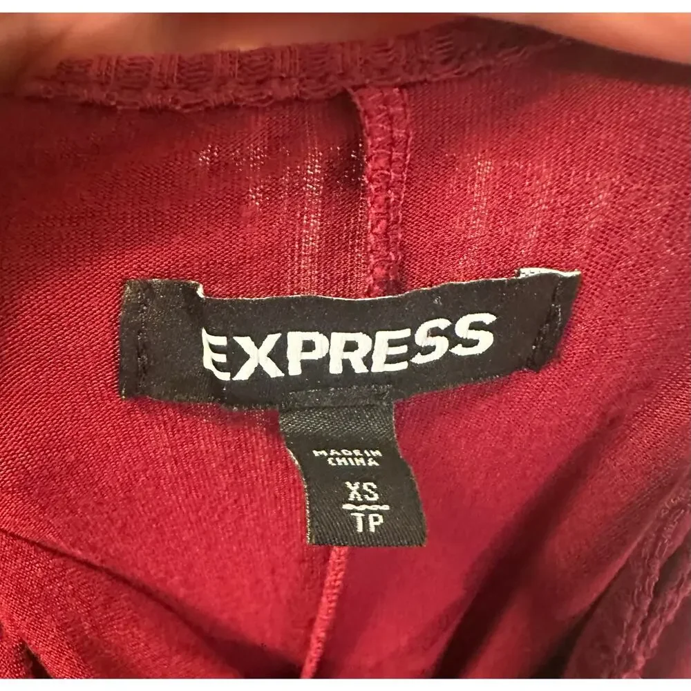 Express Button Front Tank Ribbed Midi Dress XS - Picture 7 of 8